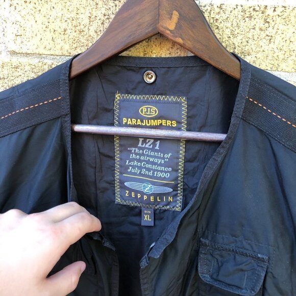Vintage Parajumpers Zeppelin Utility Vest Jacket XL - Picture 6 of 8